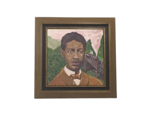 André Rebouças. Acrílica sobre tela. 35cn x 35cm. William Rezende Quintal, Brasília, 2020