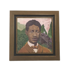 André Rebouças. Acrílica sobre tela. 35cn x 35cm. William Rezende Quintal, Brasília, 2020