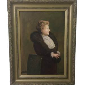 D. Isabel I. Óleo sobre tela com base em fotografia (1911) de Pierre Petit. 95cm x 70cm. Heriberto Rebouças, Fortaleza, 2006